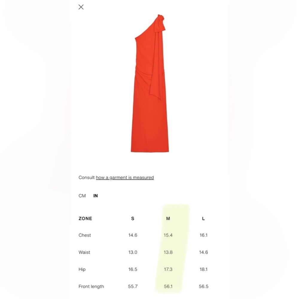 ZARA Coral Open Back One-Shoulder Maxi Dress. M NWT - Picture 7 of 11